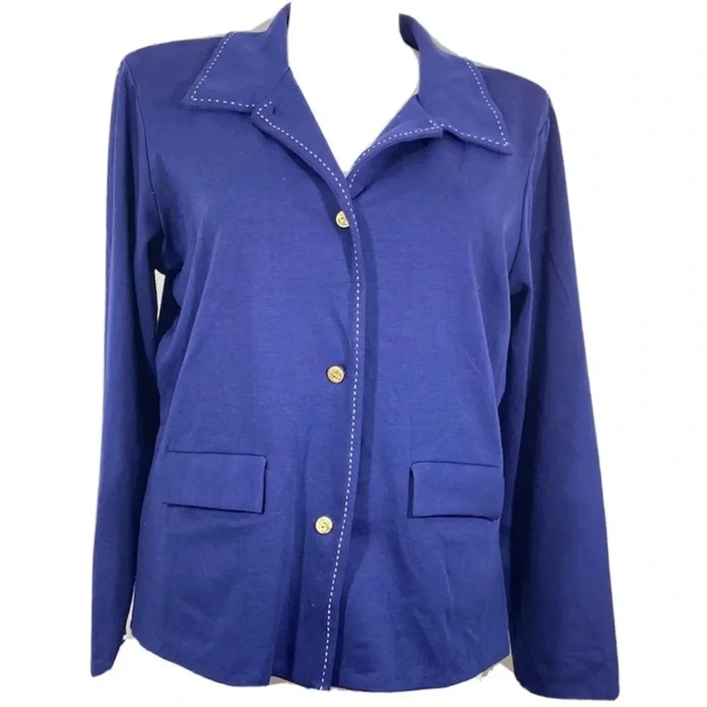 Sag Harbor Career Business Blazer Button Front Size XL
